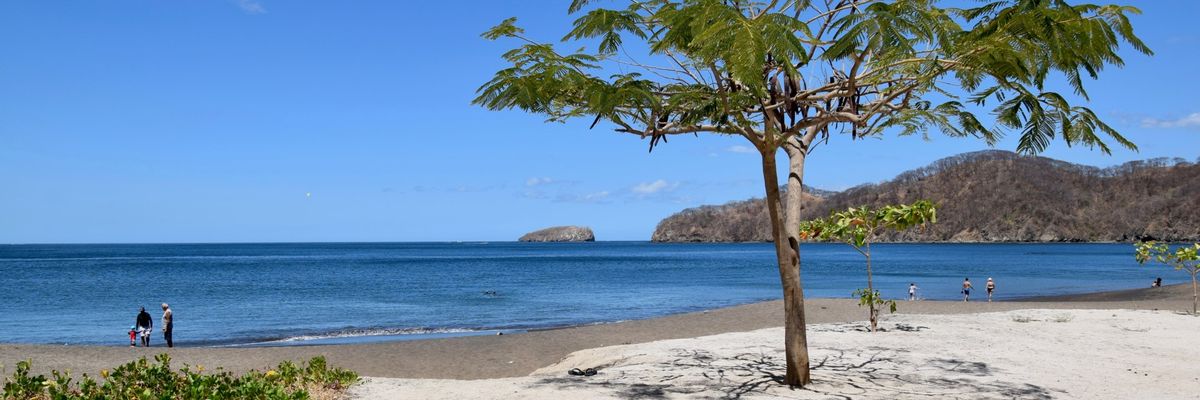 A captivating backdrop of central Playa del Coco