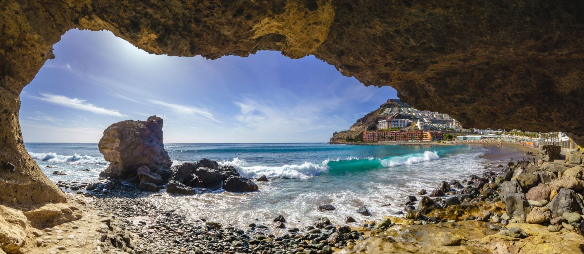 Eine bezaubernde Szenerie vom Zentrum aus Playa del Cura, Gran Canaria