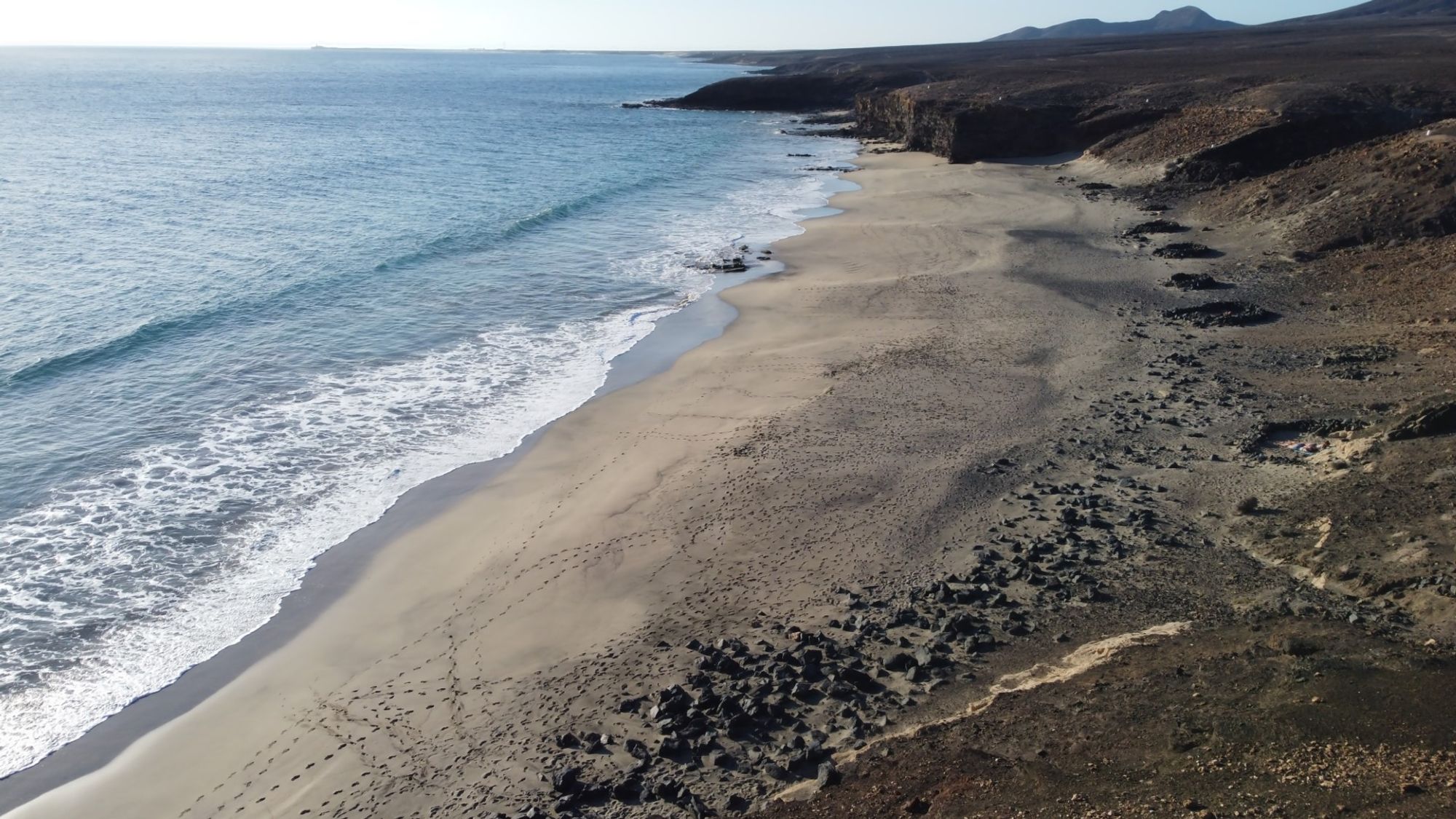 Eine bezaubernde Szenerie vom Zentrum aus Playa De Jandia, Fuerteventura