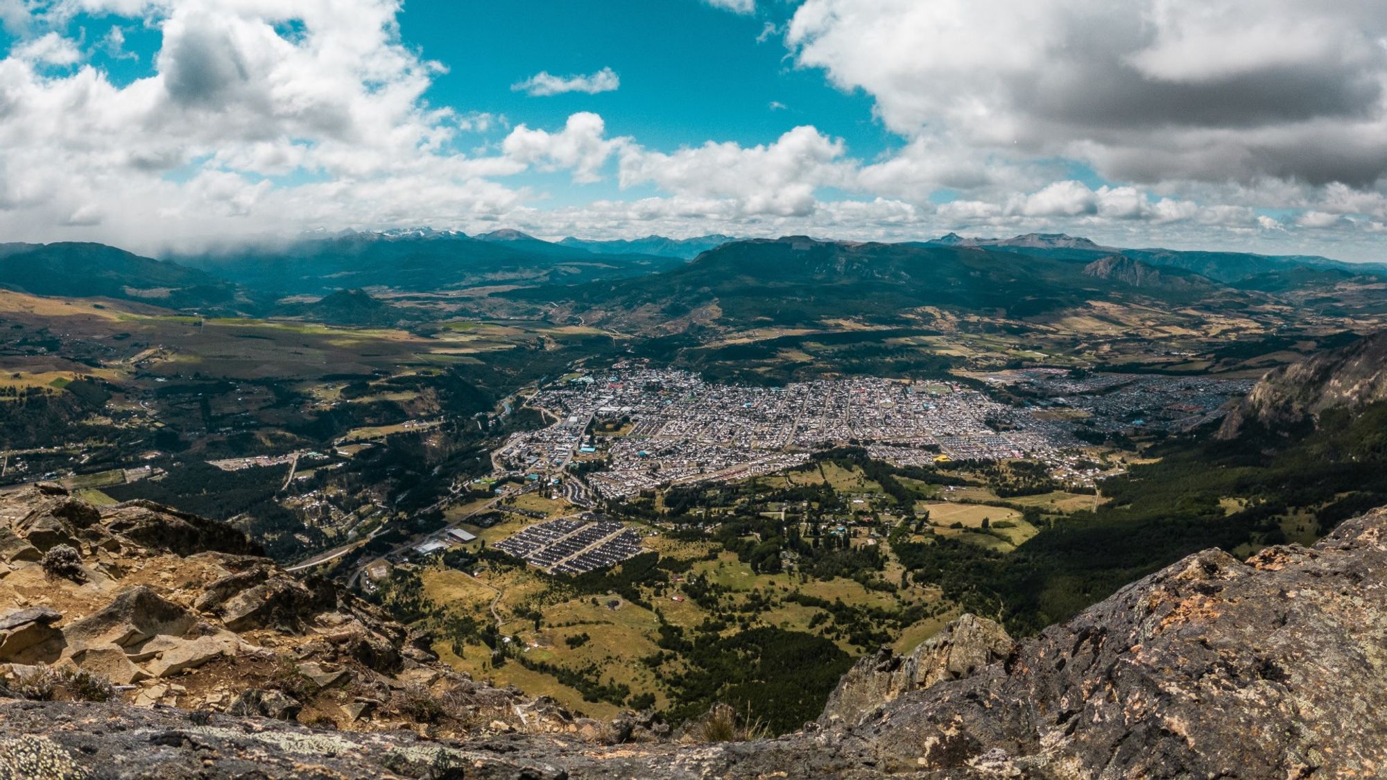 A captivating backdrop of central Coyhaique