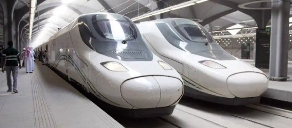 Haramain High Speed Railway 승객을 여행 목적지까지 운송