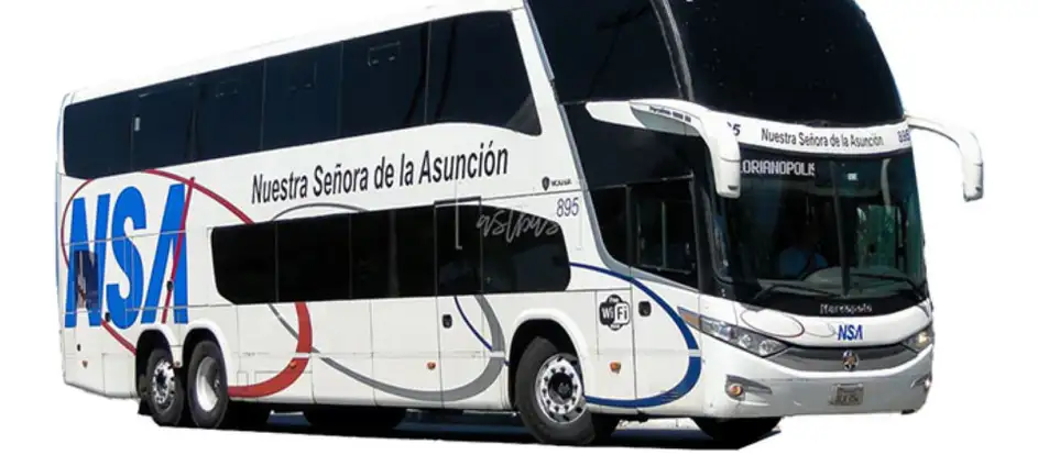 Nuestra Senora de la Asuncion llevar a los pasajeros a su destino de viaje