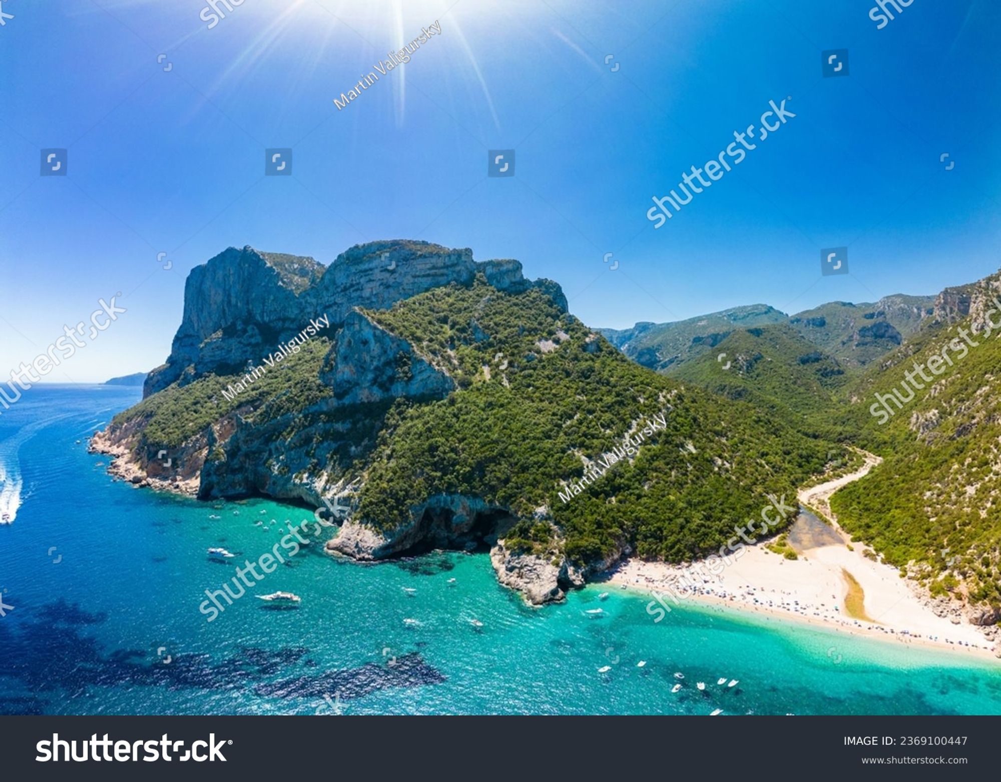 Cala Sisine Beach estação dentro de Cala Sisine, Italy