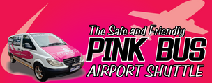 The Pink Bus Airport Shuttle logo