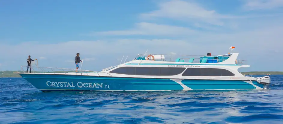 Crystal Ocean Cruise bringing passengers to their travel destination