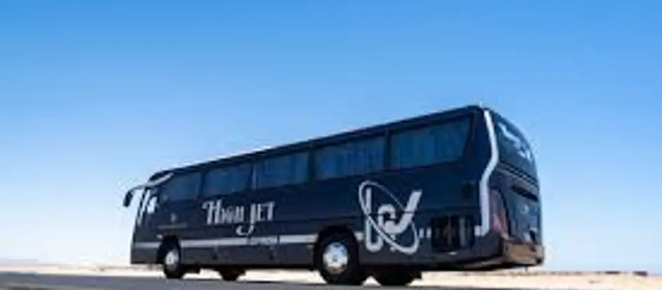 High Jet Bus bringing passengers to their travel destination