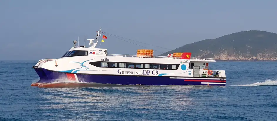 Greenlines DP Ferry bringing passengers to their travel destination