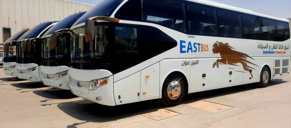 East Bus bringing passengers to their travel destination