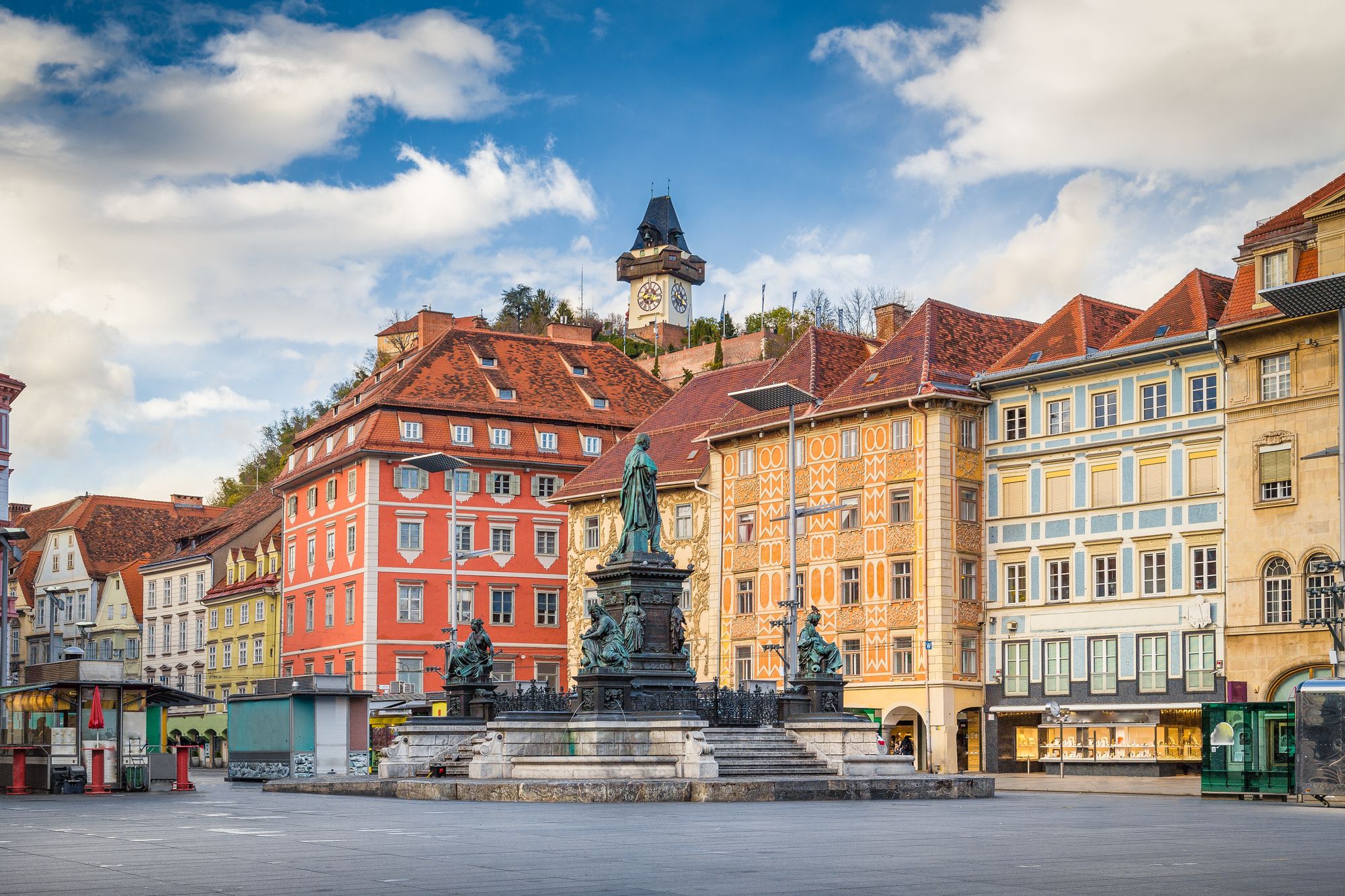 Graz P&R Webling station binnen Graz, Austria