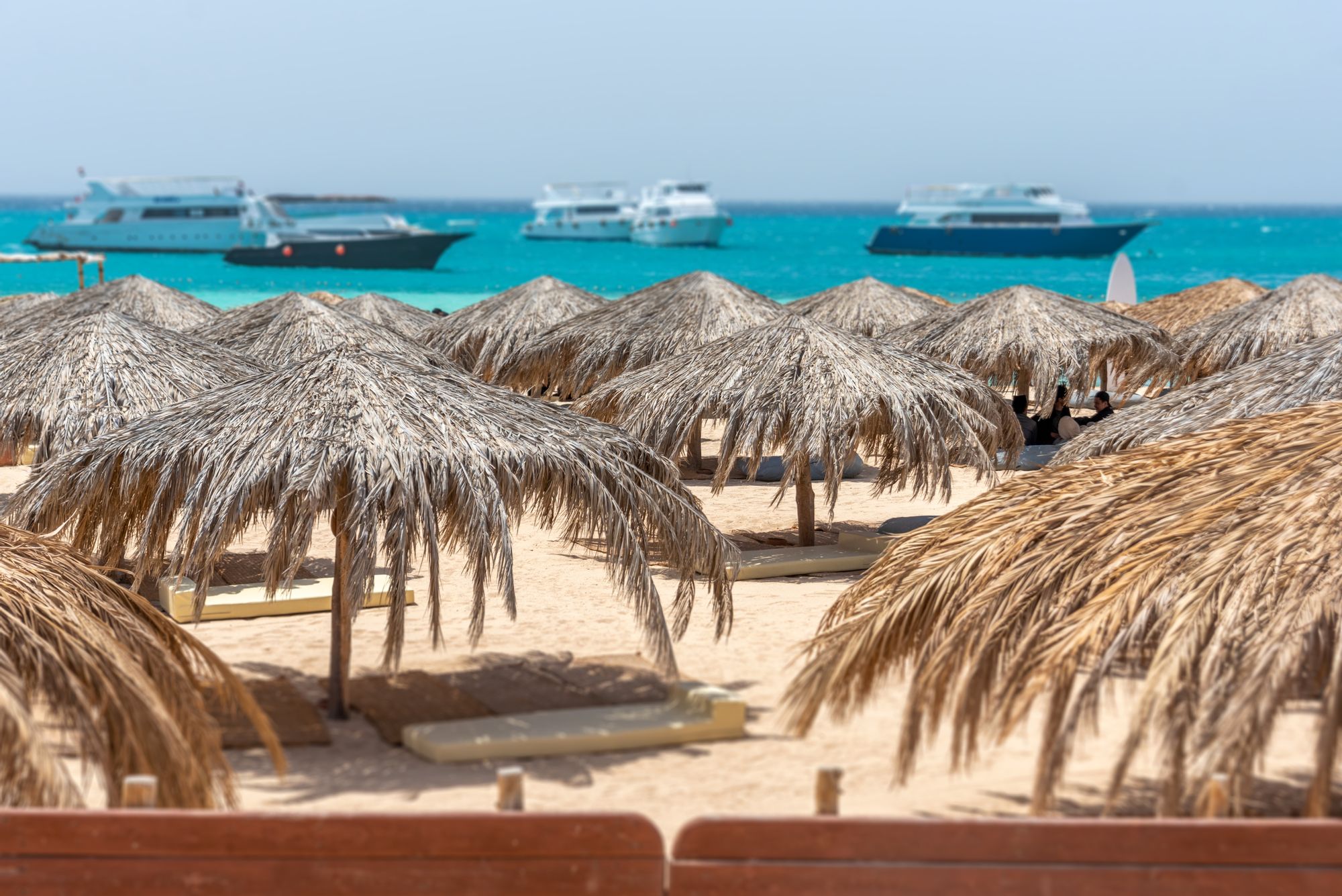 Een innemende achtergrond van centraal Paradise Island Hurghada