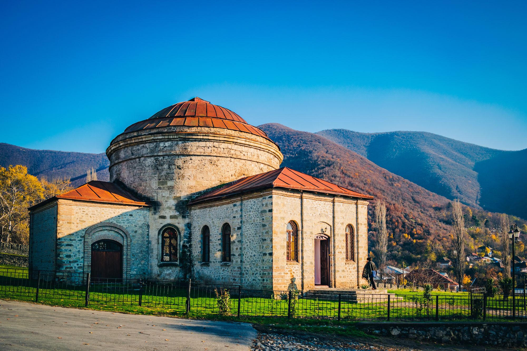 Sheki - Any hotel station au sein de Sheki, Azerbaijan