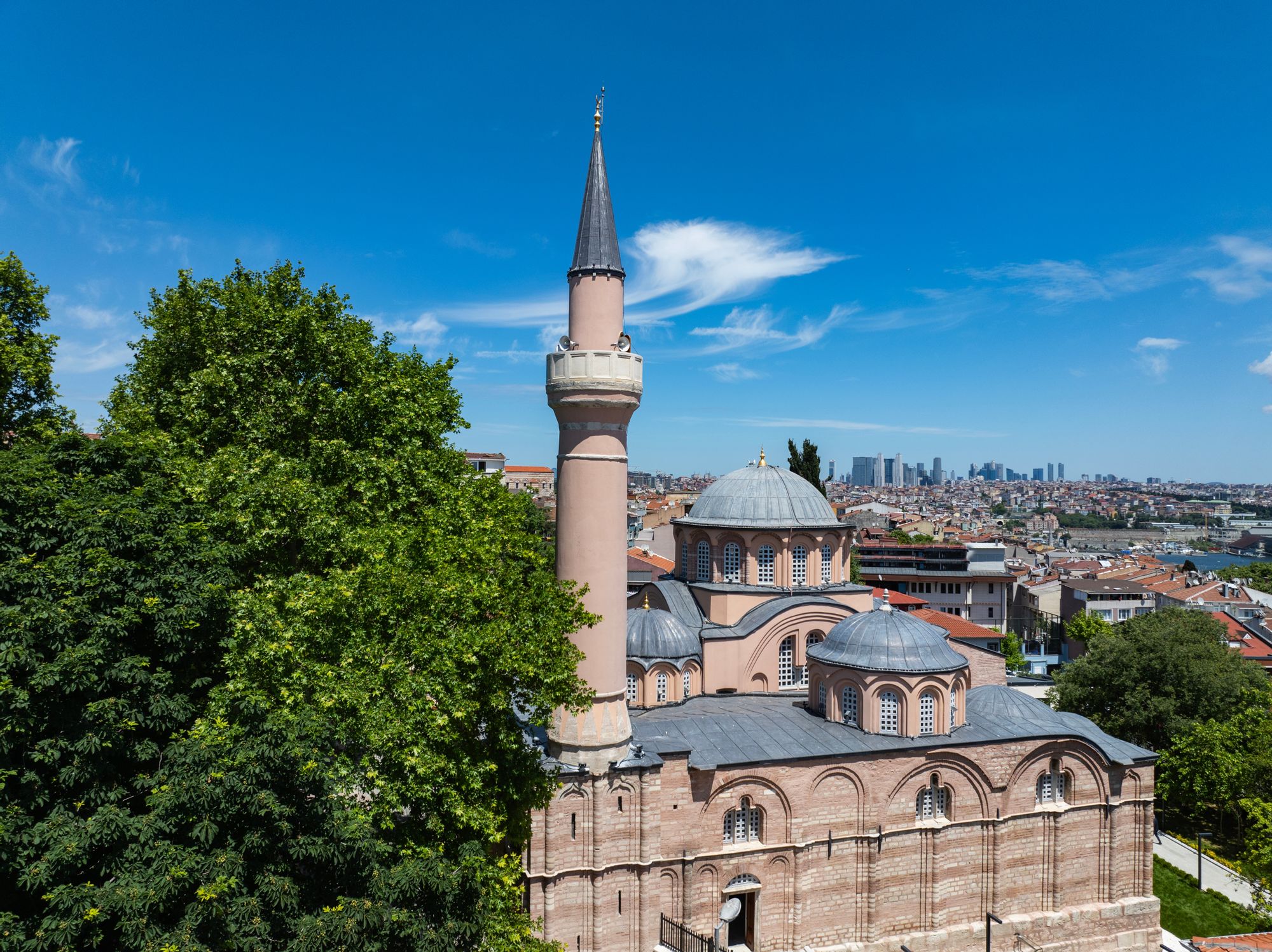 Une toile de fond captivante du centre Fatih