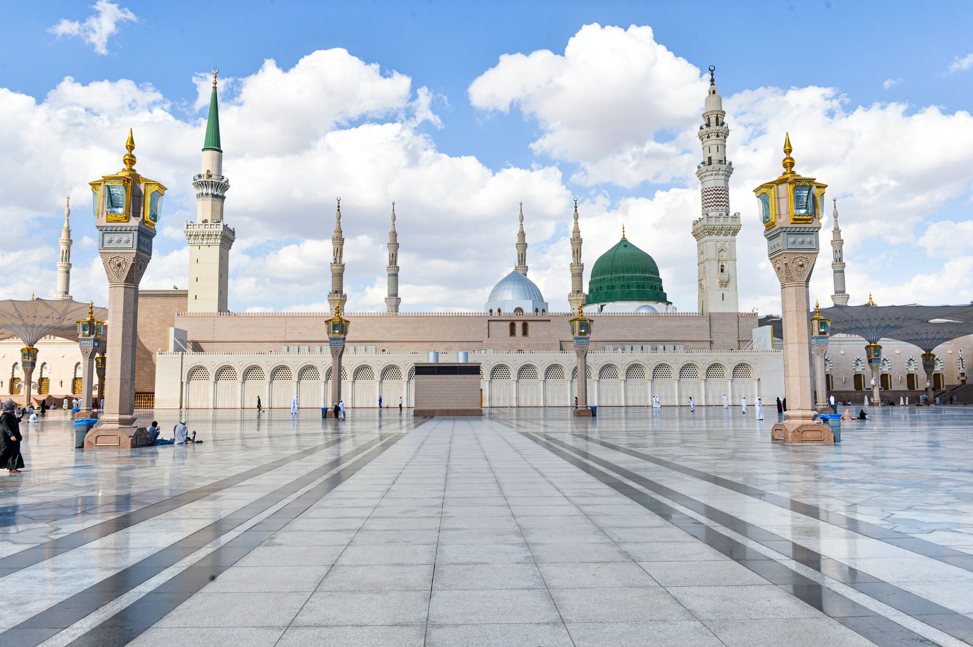 A captivating backdrop of central Medina (Madinah)