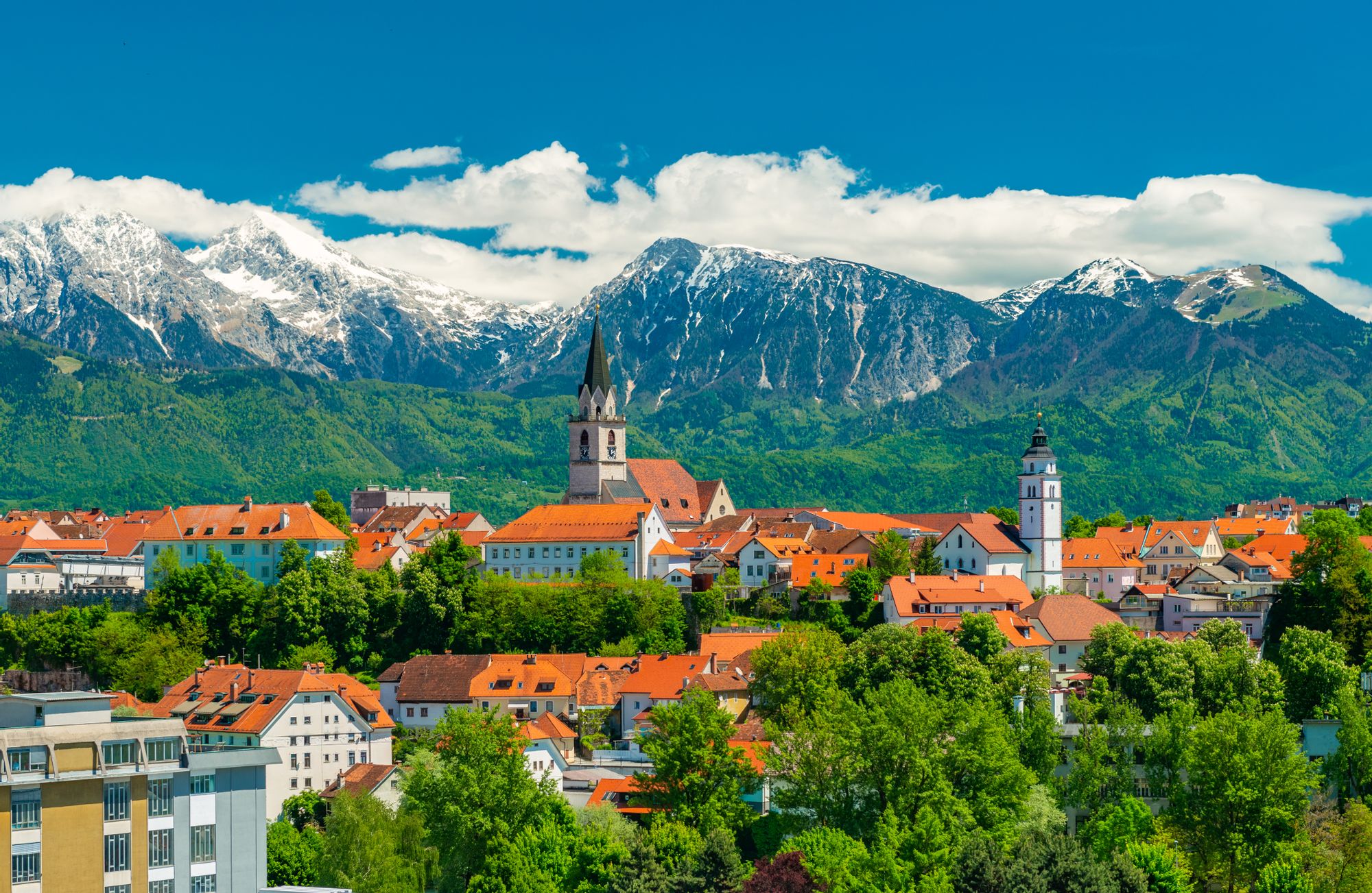 Kranj Bleiweisova 이내의 역 Kranj, Slovenia