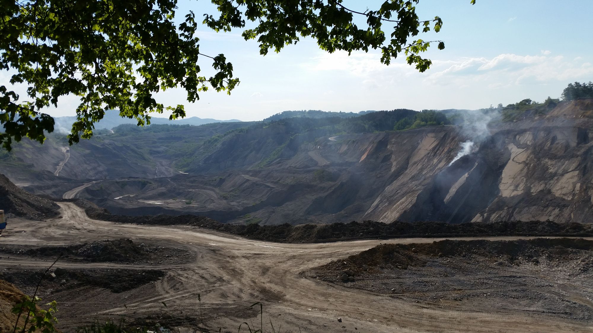 Eine bezaubernde Szenerie vom Zentrum aus Banovići