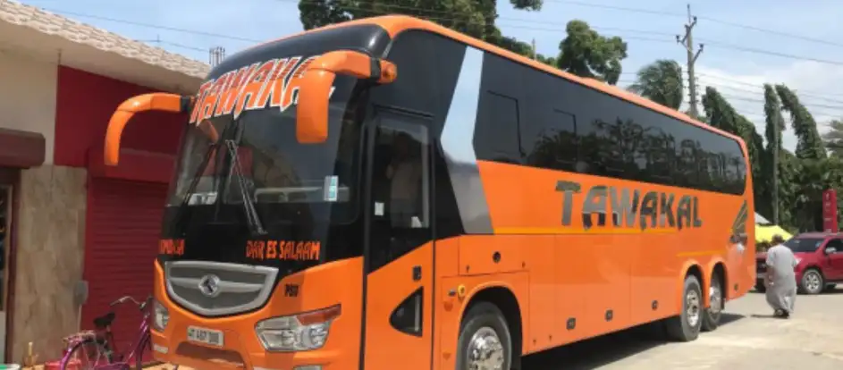 Tawakal Coach bringing passengers to their travel destination