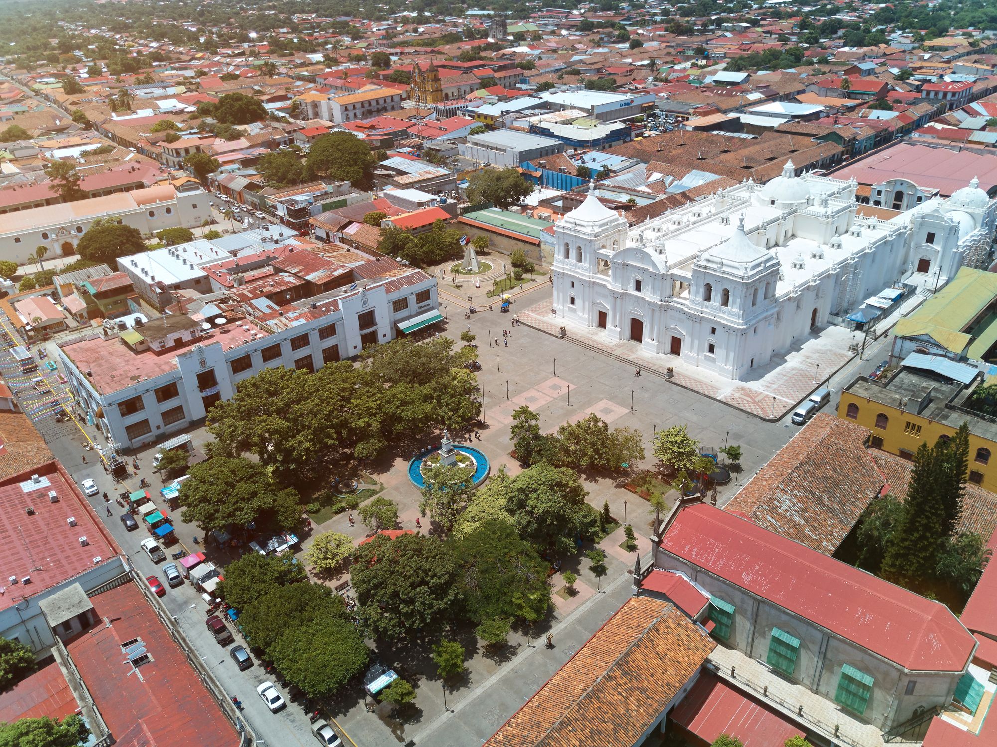 Leon - Any hotel estação dentro de León, Nicaragua