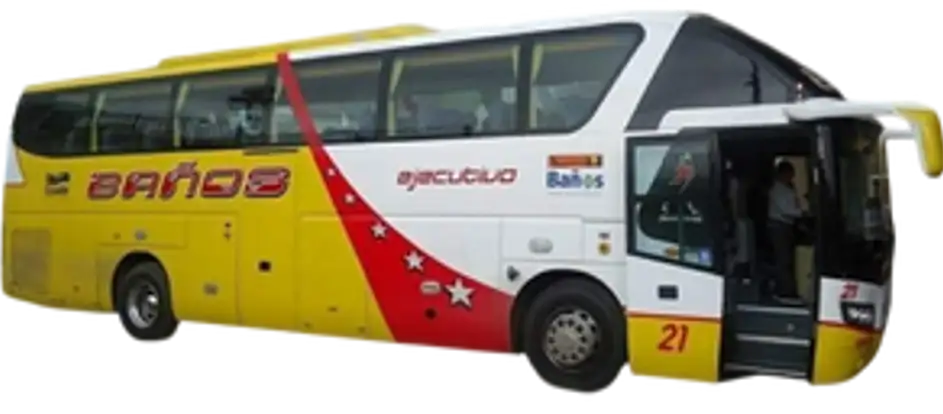 Cooperativa Banos bringing passengers to their travel destination