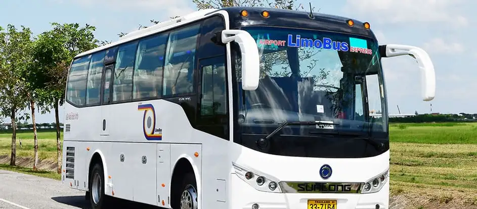 Limo Bus Airport Express bringing passengers to their travel destination