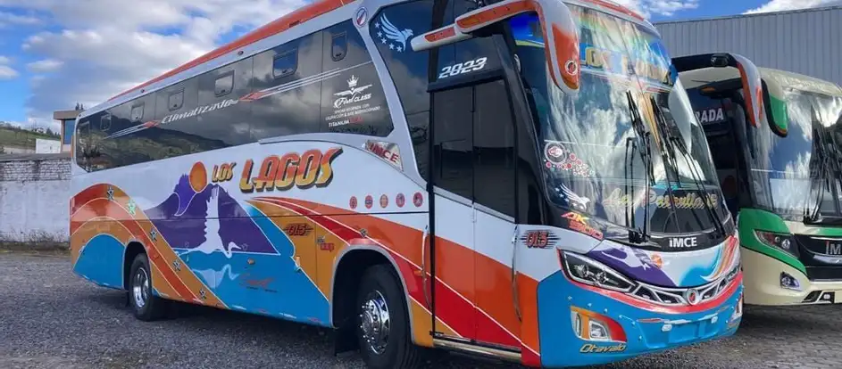 Cooperativa Los Lagos bringing passengers to their travel destination