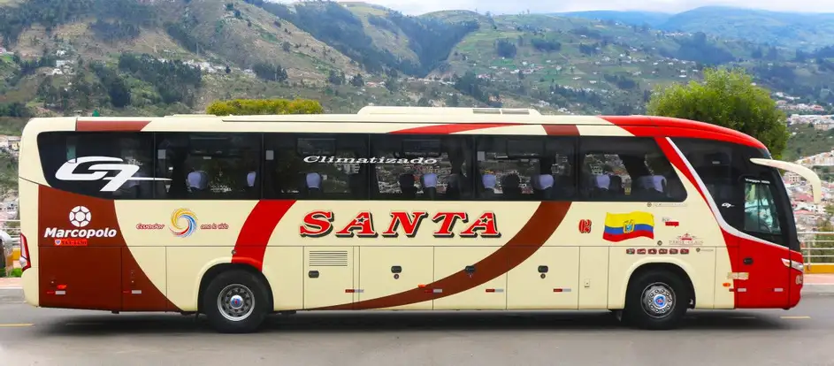 Cooperativa Santa Fahrgäste werden an ihr Ziel gebracht