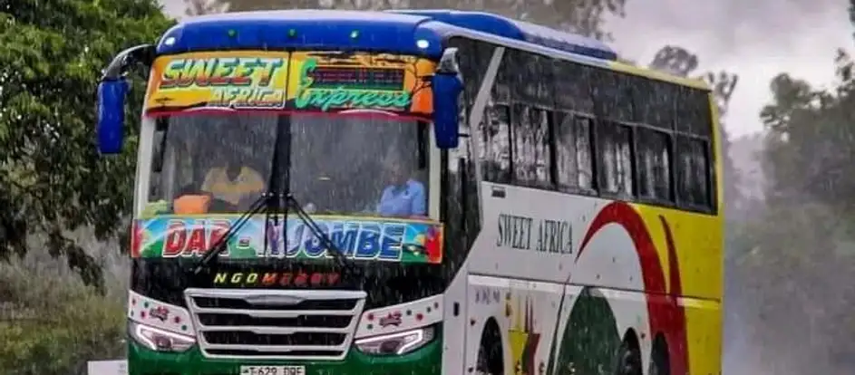 SWEET AFRICA 승객을 여행 목적지까지 운송