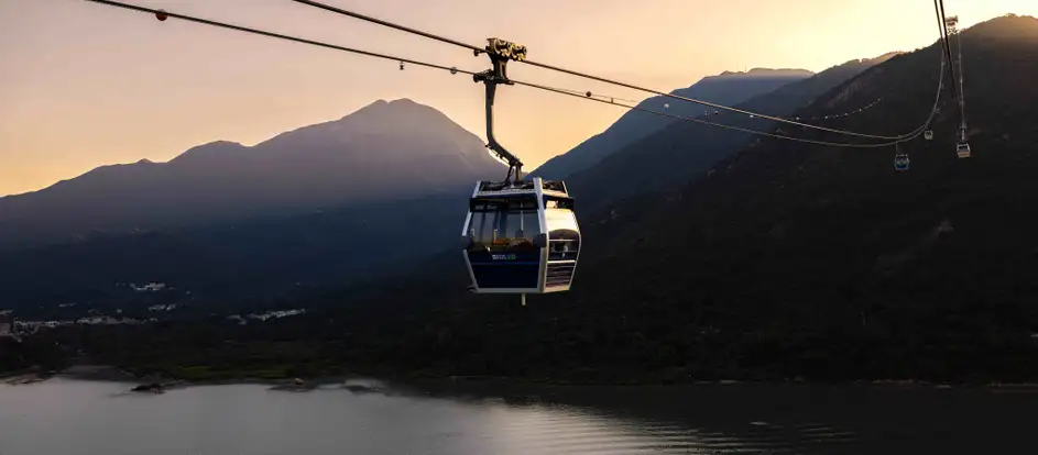 Ngong Ping 360 将乘客送到其旅行目的地