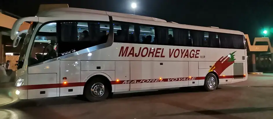 Majorel Voyage portando i passeggeri alla loro destinazione di viaggio