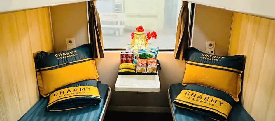 Charmy Express đưa hành khách tới điểm du lịch của mình