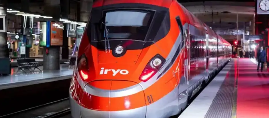 iryo นำผู้โดยสารไปยังจุดหมายปลายทาง