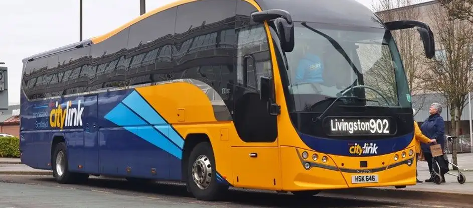 Scottish Citylink llevar a los pasajeros a su destino de viaje