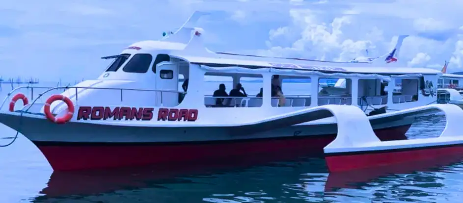 Romans Road Shipping Lines bringing passengers to their travel destination