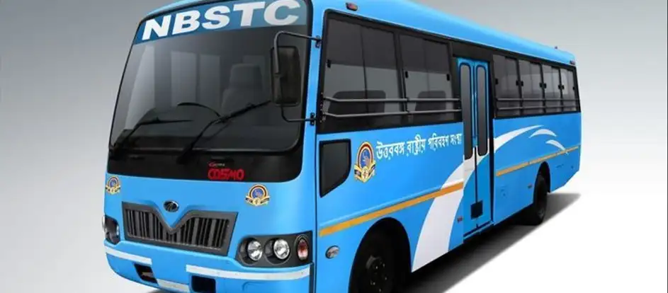 North Bengal State Transport bringing passengers to their travel destination