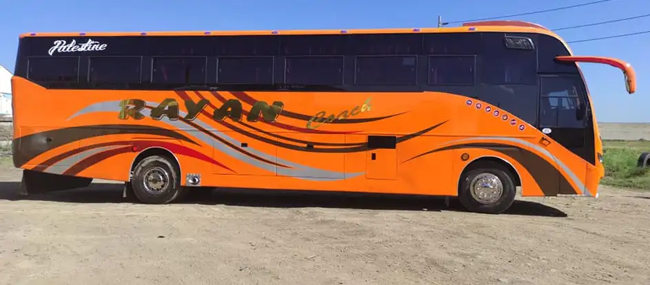 Rayan Coach bringing passengers to their travel destination