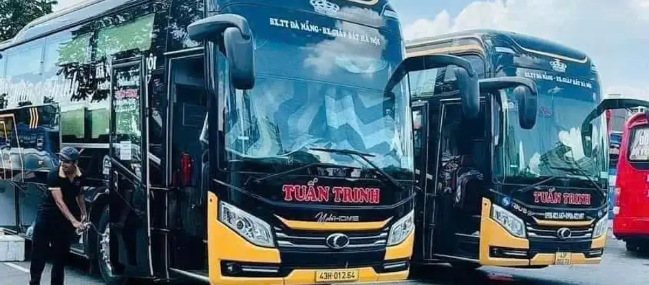 Tuan Trinh bringing passengers to their travel destination