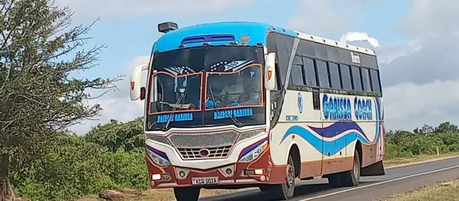 Garissa Coach 将乘客送到其旅行目的地