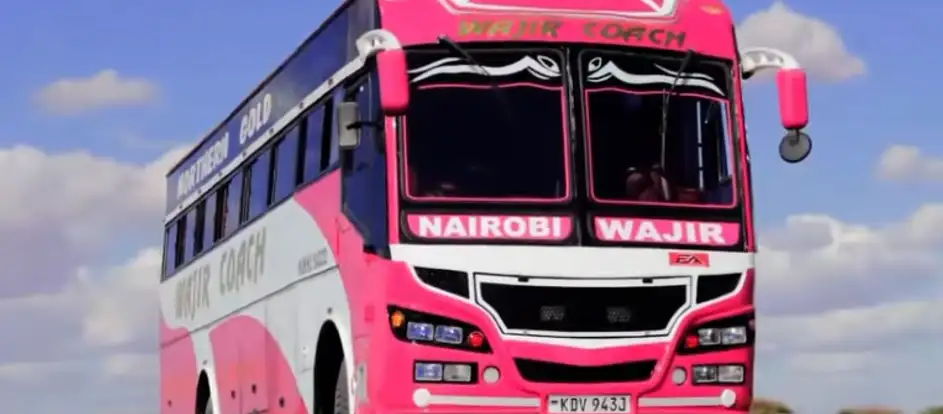Wajir Coach bringing passengers to their travel destination