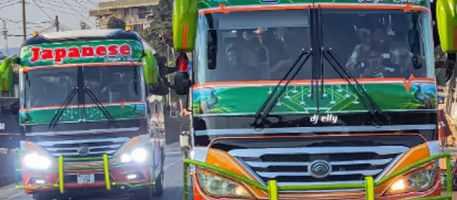 Japanese High Class bringing passengers to their travel destination