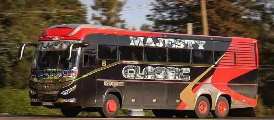 Classic bringing passengers to their travel destination