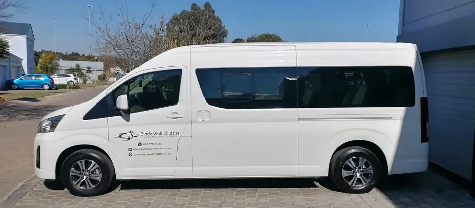 Black Wolf Shuttles bringing passengers to their travel destination