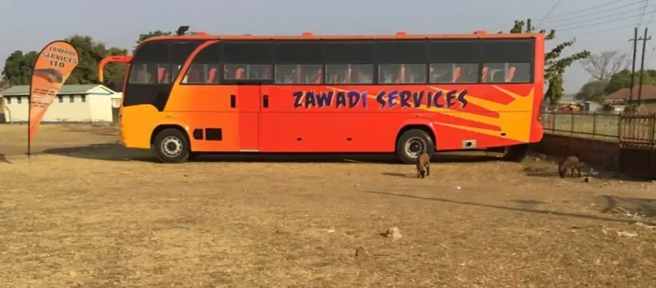 Zawadi Bus bringing passengers to their travel destination