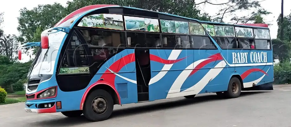 Baby Coach bringing passengers to their travel destination