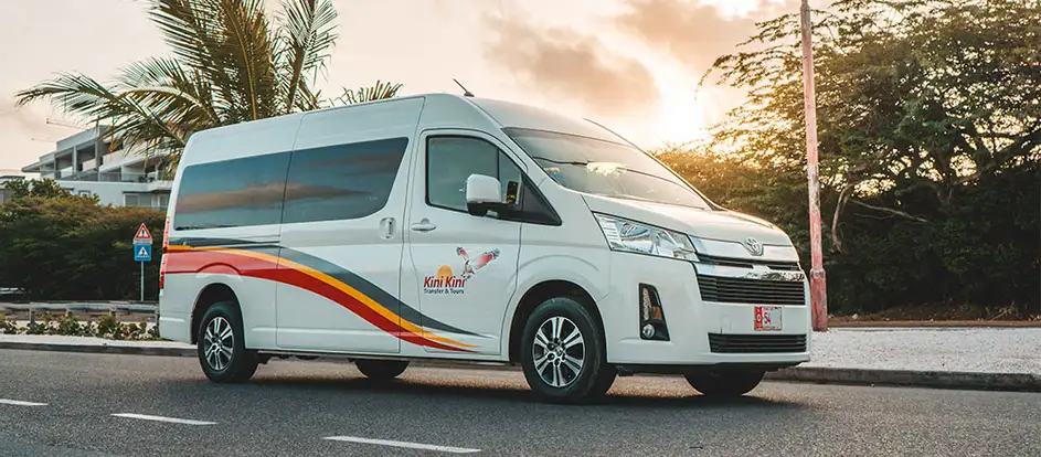 Kini Kini Transfers & Tours bringing passengers to their travel destination