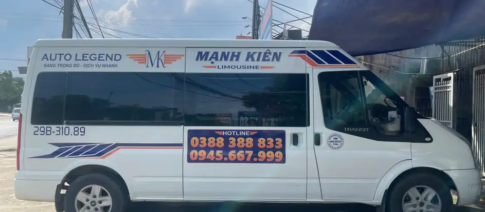 Manh Kien bringing passengers to their travel destination