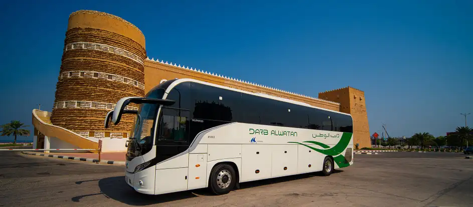 Darb AlWatan bringing passengers to their travel destination