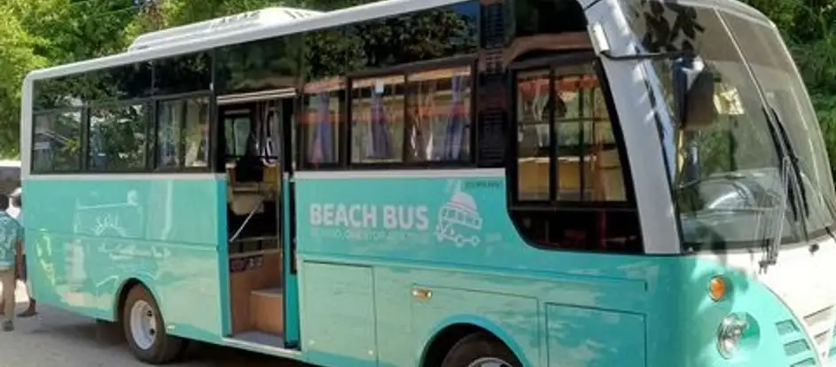 Beach Bus доставка пассажиров к месту назначения их путешествия