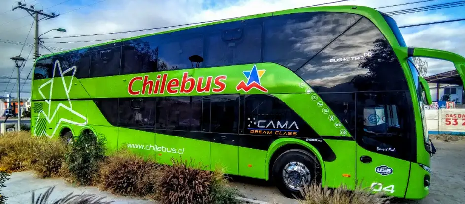Chilebus bringing passengers to their travel destination