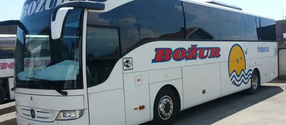 Bozur Podgorica bringing passengers to their travel destination